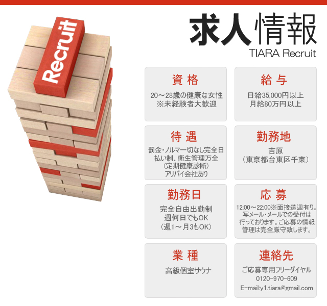 吉原ソープランド「ティアラ」ScoutWebサイト